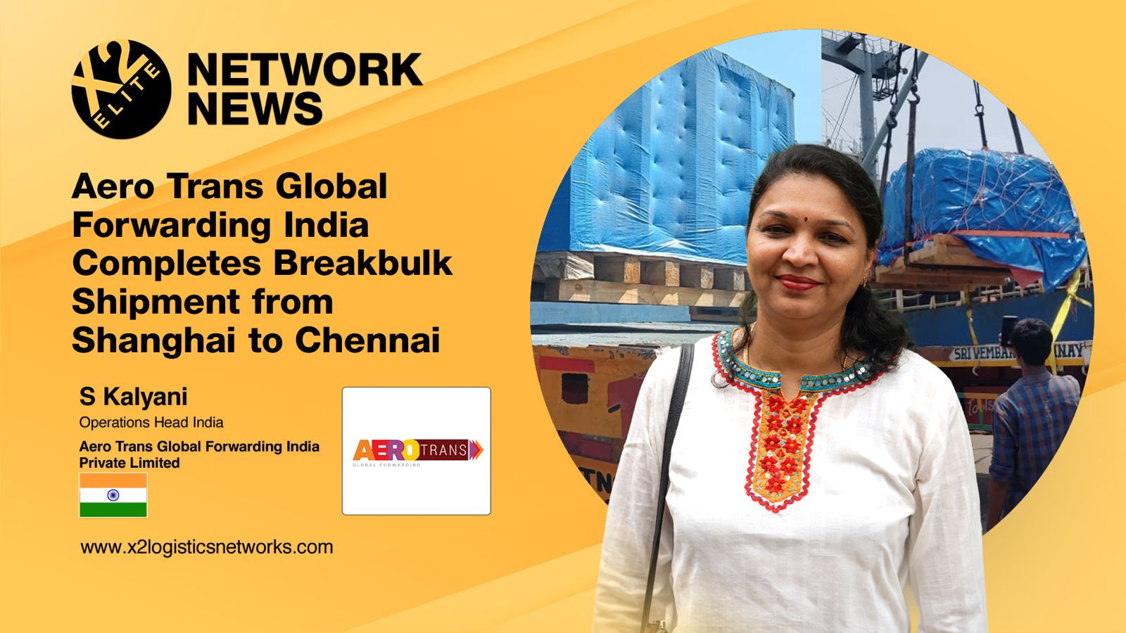 Aero Trans Global Forwarding India Completes Breakbulk Shipment from Shanghai to Chennai